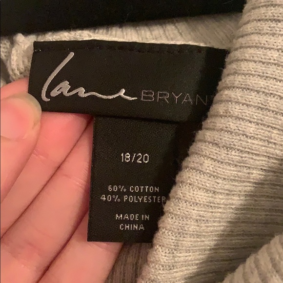 Gray cowl neck sweater - Picture 2 of 3